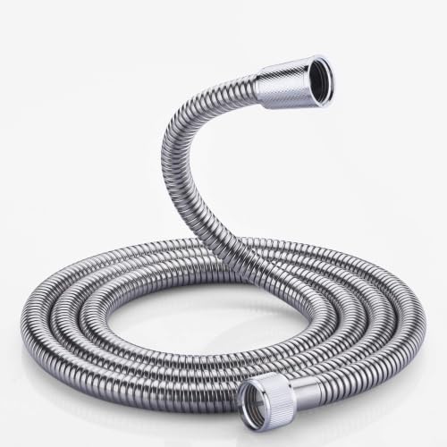 Rainovo 71 inches Shower Hose Extra Long Handheld Shower Head Hose Extension Replacement (Pack of 5) - size: 71 inches (Pack of 5)