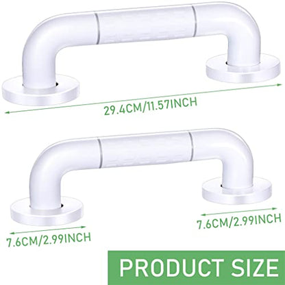 Grab Bars Anti Slip Shower Handle Bathroom Grab Bar Hand Rail Support Assist Bath Handles Bathroom Balance Bars for Handicap Elderly Injury - size: 30*8cm