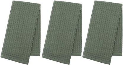 Mia's Dream Cotton Bathroom Hand Towels Set,3 Pack,13" x 27",Olive Green | Quick Drying Hand Towels for Bathroom & Kitchen, Thin Bath Towels and Washcloths Sets, Soft Face Towels - color: Olive Green (Hand Towel：13" X 27")