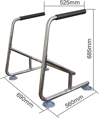 Toilet Safety Rails Toilet Frame for Disabled and Elderly, Sturdy Toilet Support Frame Free Standing Support Safety Rails Bathroom Handrail Grab Bar Rail,Toilet Surround Safety Frame