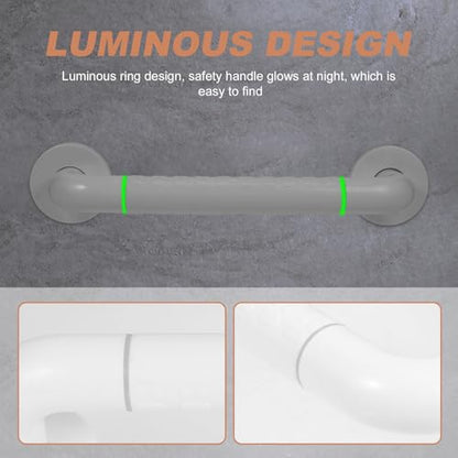 Non-Slip Bathroom Grab Bar Handrail for Bathtub and Toilet, Multi-Function Safety Shower Handle Textured Grip, Elderly and Disabled Support Aid for Fall Prevention