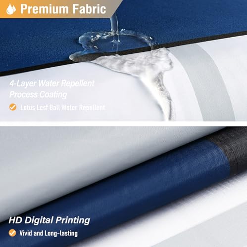 72x78 Modern Geometric Waterproof Fabric Shower Curtain Set, Navy Blue | Long Size, Premium Polyester, Weighted Hem, 12 Plastic Hook, Vibrant Color, Wrinkle-resistant, Quick-Dry, Machine Washable - color: Navy Blue, size: 72"W x 78"L (Pack of 1)
