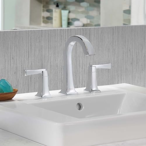 American Standard 7353801.002, Townsend 8-Inch Widespread 2-Handle Bathroom Faucet for Bathroom Sink, 1.2 GPM, Chrome - color: Polished Chrome