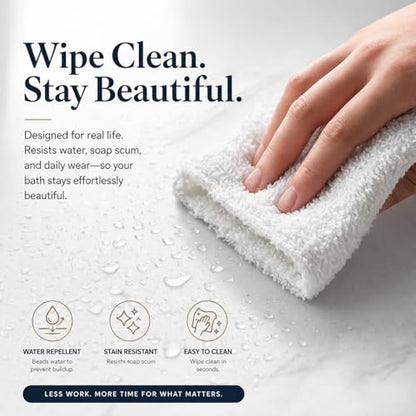EHZNZIE Frosted Shower Curtain Liner 72x84, PEVA Waterproof Bath Curtain, No Chemical Smell, 3 Weighted Magnets, Durable with Rustproof Metal Grommets - color: Frosted, size: 72"W x 84"L (Pack of 1)