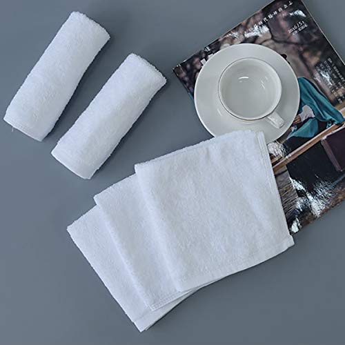 Foraineam 15 Pack 10 x 10 inch Facial Washcloths Ultra Soft Bath Towels Face Cloths