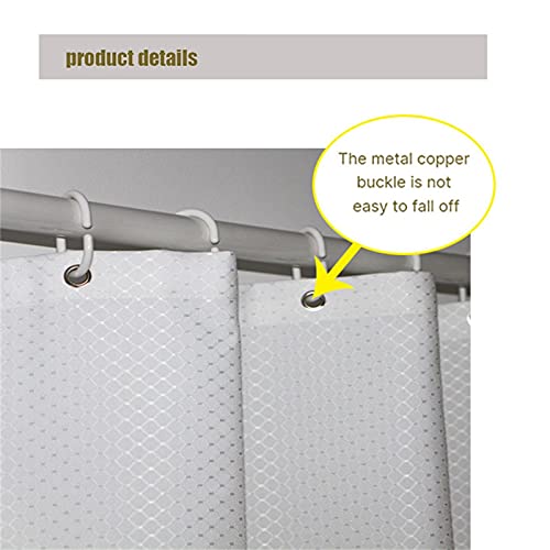 Shower Curtains, 72x72 Inches Waterproof Textured Washable Heavy Duty Fabric Shower Curtain,Minimalist Soft Cloth Chic Hotel Spa Quality Modern Shower Curtain for Bathtub Home Bathroom Farmhouse - color: A