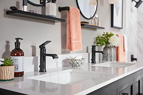 Moen Genta LX Matte Black Pressure Balancing Eco-Performance Modern Shower Trim with Showerhead and Lever Handle, Posi-Temp Valve Required, T2472EPBL (Pack of 3) - color: Matte Black, size: (Pack of 3)