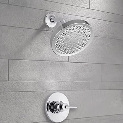 Voolan Shower Arm with Flange and Teflon Tape, Extension Shower Head Arm for Bathroom Fixed Shower Head, Solid Stainless Steel, Wall Mounted (10 Inch, Chrome) - color: Chrome, style: 10 Inch