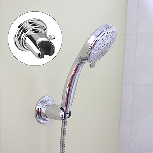 Vacuum Suction Shower Head Holder, Relocatable Handheld Showerhead Holder, Detachable Wall Mount Suction Cup Bracket, Easy Installation