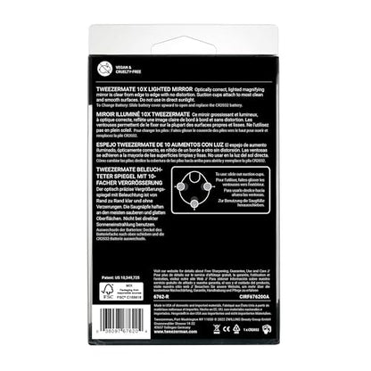 Tweezerman Tweezermate 10X Lighted Mirror Clear and Bright