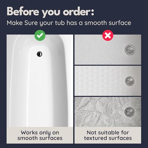 Bathtub Mat Non Slip 35x16 - homerella® Bath Mat Incl. Hooks for Drying, Extra Long, 100% BPA Free, Shower Mat Non Slip Anti Mold, Machine Washable, Shower Mats for Inside Shower Mildew Resistant | Mildew Resistant, Machine Washable, Extra Long Tub Mat, S