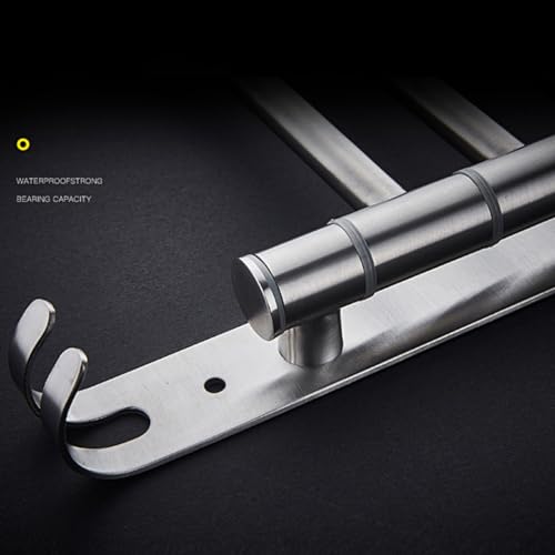 ZHOUXIAO Premium Stainless Steel Swing Out Towel Bar/Swivel Towel Racks for Bathroom Kitchen, Brushed Towel Bar Folding Arm Swivel Hanger Bathroom Storage Organizer Wall Mou 6Bars