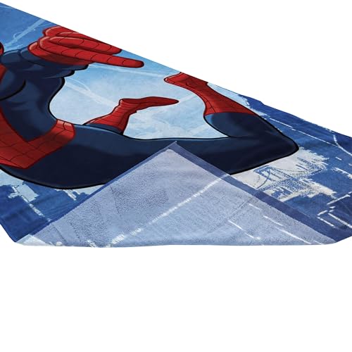 Marvel Spiderman Dawn Cotton 28" x 58" Beach/Bath/Pool Towel - color: Spiderman