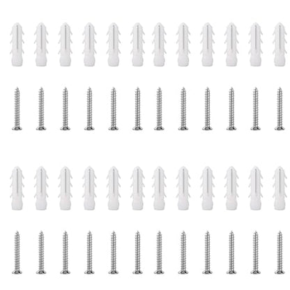 Screws Hardware For Curtain Track Flexible Bendable Rail Set | Window Door Curtain, Shower Room Divider, RV Compatible - size: Screws Hardware