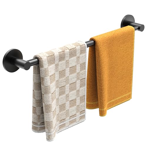 Magnetic Towel Bar, Adjustable Towel Rod, Matte Black, 1 Pack | Larger Magnetic Base, Non-Slip, Hidden Magnet, 304 Stainless Steel Magnetic Towel Holder for Refrigerator, Dishwasher, Oven - color: Magnetic–black