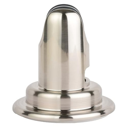 Lancer USA Suction Cup Handheld Shower Head Holder Adhesive Removable Wall Mount Bracket for Bathroom | Limited 10 Year Warranty (Brushed Nickel) - color: Brushed Nickel