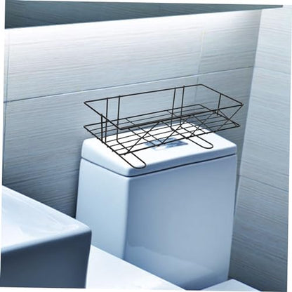 ULTECHNOVO Bathroom Worktop Storage Shelf Multi Use Over Toilet Organizer No Drilling Required Sleek Design for Bathroom Washroom Storage Elegant