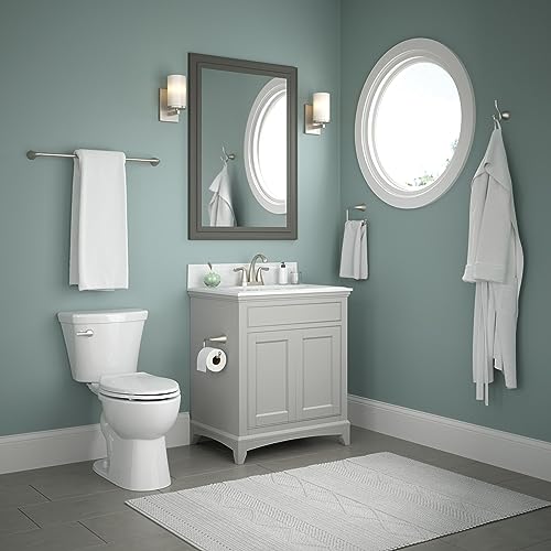 Delta ARV35-DN Arvo Double Towel Hook Bath Hardware Accessory in Brushed Nickel (Pack of 10) - size: (Pack of 10)