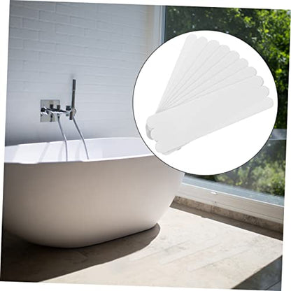 Alipis 24pcs PEVA Non-Slip Bath and Stair Adhesive Strips Waterproof Anti-Skid Tape for Bathtub Shower and Pool Use Random Color