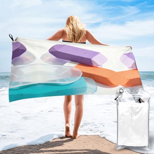 Color Eraser Quick Dry Bath Towels - Super Soft Bath Towels for Home, Spa, Gym, Travel - color: Color Eraser, size: 31.5"x63"