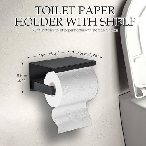 Matte Black Bathroom Hardware Accessories Set 5-Pieces Black Towel Bar Set Stainless Steel Towel Holder Set 16 Inch Towel Bar,Towel Racks Set for Bathroom Wall Mounted - color: Matte Black