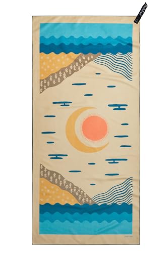 PackTowl Personal Ultralight Microfiber Camping and Travel Towel, Balance Print, Body - color: Balance Print, size: Body - 25 x 54 Inch