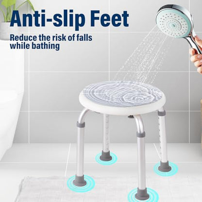 FSA/HSA tub Chairs for bathtubs,Adjustable Bath Seat, Compliant Bathroom Bathtub Shower Chair Stool for Elderly and Disabled, Shower Chair for Inside Shower