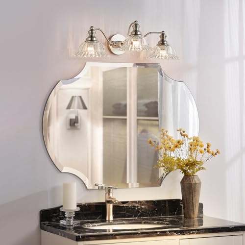 XIEDUN Brushed Nickel Bathroom Vanity Light Fixture 3 Light Vanity Lights for Bathroom Vanity Light Fixtures - color: Brushed Nickel, size: 3 Light
