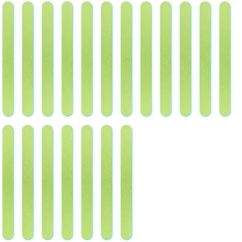 24-Piece Luminous Anti-Slip Stickers - Waterproof, Self-Adhesive Safety Decals for Stairs, Floors, Ladders, Boats, Swimming Pools, and Bathrooms - color: Fluorescence