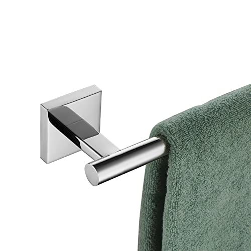 KOKOSIRI Single Towel Bar Bathroom Towel Holder for Bath Kitchen 20 Inch Necklace Holder Wall Mounted Chrome Stainless Steel B4005CH-L20 - color: Polished Chrome, size: 20-Inch