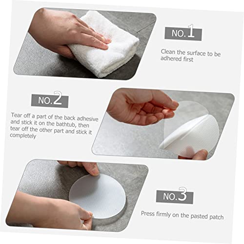 Alipis 16pcs Transparent Non Slip Stickers for Bathroom Safety Skid Tape for Shower Bathtub Stairs Easy DIY Installation Versatile Use Kitchen Pool and Living