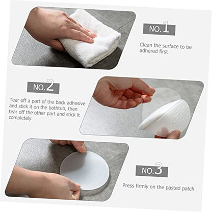 Alipis 16pcs Transparent Non Slip Stickers for Bathroom Safety Skid Tape for Shower Bathtub Stairs Easy DIY Installation Versatile Use Kitchen Pool and Living