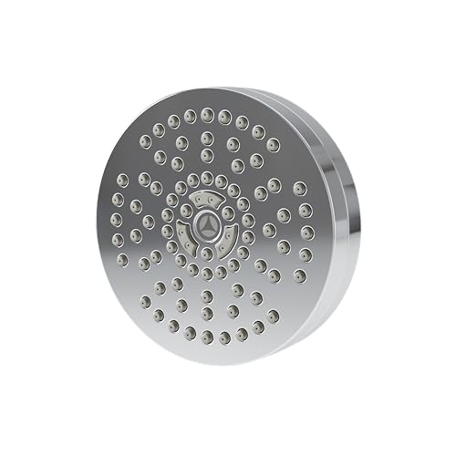 Symmons HydroMersion Contemporary 4 Inch Single Function High Pressure Round Showerhead in Polished Chrome - color: Polished Chrome, size: Single Function
