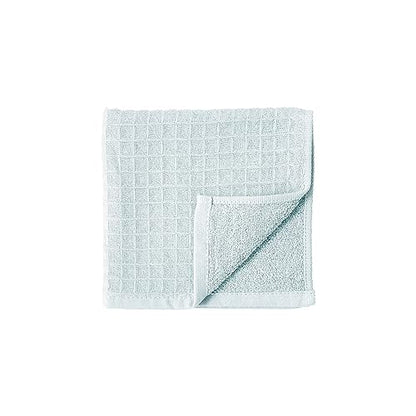 UCHINO Waffle Twist Cotton Washcloth Absorbent Quick Dry 13 x 13 1Pc Blue - color: Ocean, size: Wash Cloth