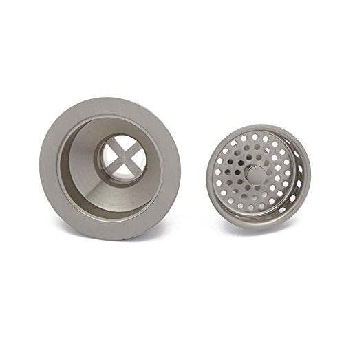 Signature Hardware 212170 4-1/2" Basket Strainer with Tailpiece - color: Polished Nickel