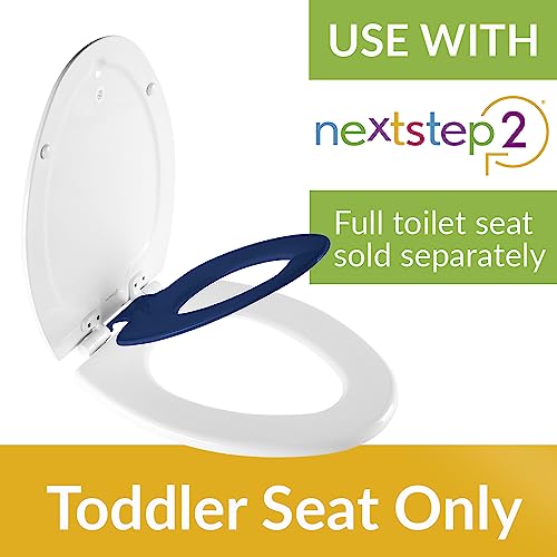 Next Step Toddler Toilet Seat, Insert Only For Use With NextStep2 Toilet Seat, Slow Close, Removable, Round, Blue - size: Round, style: Blue - Potty Insert