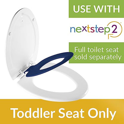 Next Step Toddler Toilet Seat, Insert Only For Use With NextStep2 Toilet Seat, Slow Close, Removable, Round, Blue - size: Round, style: Blue - Potty Insert