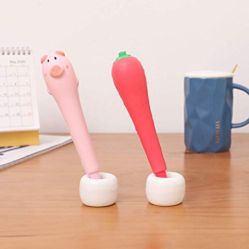 Mini Ceramics Toothbrush Holder Stand for Bathroom Vanity Countertop, Handmade Couple Toothbrush Head Holder, Shaver Holder and Office Pen Holder, 2-Piece Set White - color: White&white