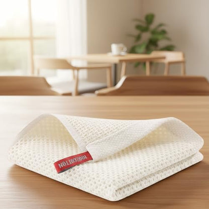 Waffle Weave Cotton Towel, Soft Quick Dry Lightweight Absorbent Bath and Hand Towel for Bathroom, Spa, and Travel - color: White