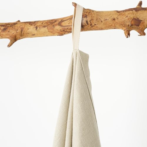 100% Linen Thick Bath Towels with Hanging Loop, 30 X 51 Inch Linen Beach Towel Luxury Lightweight Travel Bath Towel - Soft Dry Hair Towel for Bathroom Saunac Pool,Dark Apricot - color: Dark Apricot, size: Bath Towel