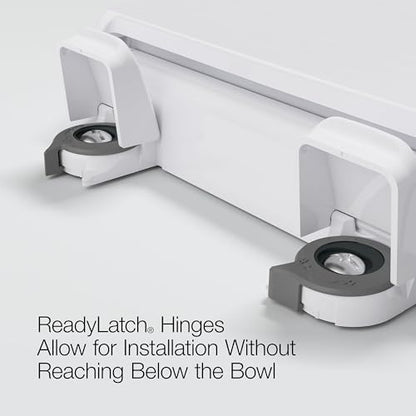 KOHLER 4639-RL-0 Cachet ReadyLatch Round Toilet Seat Soft Close, White - color: White, size: Round