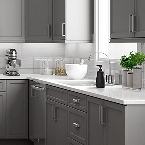 Stainless Steel Countertop Matte Black Soap Dispenser Liquid Bottle for Kitchen & Bathroom Hand Dish Lotion (Matte Black, 390ml/13oz) - color: Matte Black, size: 390ml