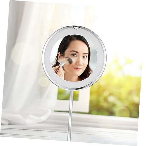Ipetboom Led Makeup Mirror Magnification Suction Cup Vanity Mirror Lights for Cosmetics - size: 17.50X17.50X3.00CM