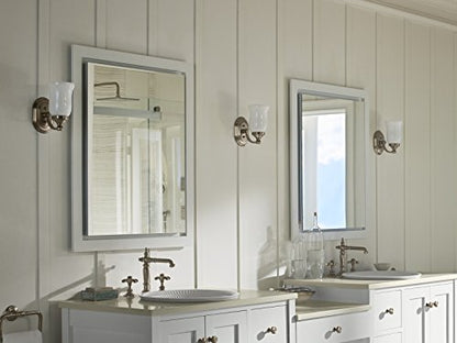 Kohler Verdera 24 in. W x 30 in. H Recessed or Surface Mount Medicine Cabinet with Flat Mirror - size: 24" W x 30"H, style: Flip Out Mirror