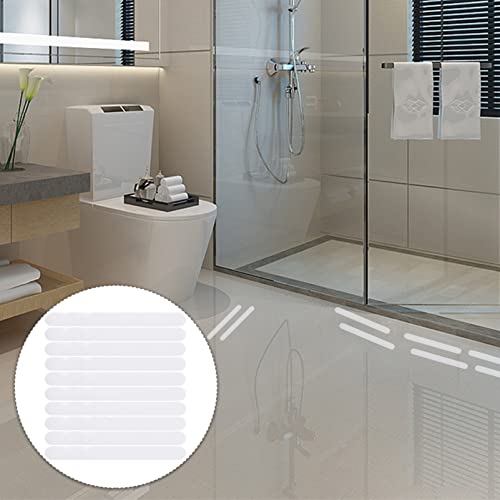Garneck 24pcs Slip Tape Bath Safety Strips Non-Slip Shower Mat Stickers for Bathtub Shower Stairs Floor Easy to Install - size: 24 pcs