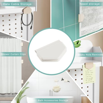 6 Pack Magnetic Silicone Shower Curtain Clips,Strong Magnet Curtain Holders | Shower Curtain Clips for Liners, Self-Adhesive Waterproof, Keep Liner Sealed to Wall, Windproof Easy Installation No-Drill - color: 6 Packs