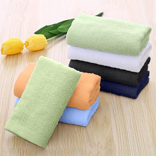 KAHAF COLLECTION 12 Pack Washcloths | Multicolour 100% Cotton Extra Absorbent Face Towels | Soft, Quick Dry Wash Cloths for Bathroom, Spa, Gym, Baby & Travel (12 Packs (12 x 12)) - size: 12 Pack (12" x 12")