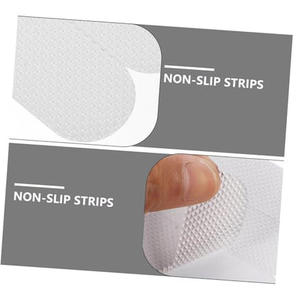 Alipis 24pcs PEVA Non-Slip Bath and Stair Adhesive Strips Waterproof Anti-Skid Tape for Bathtub Shower and Pool Use Random Color