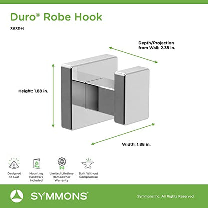 Symmons 363RH Duro Wall-Mounted Robe Hook in Polished Chrome - color: Polished Chrome