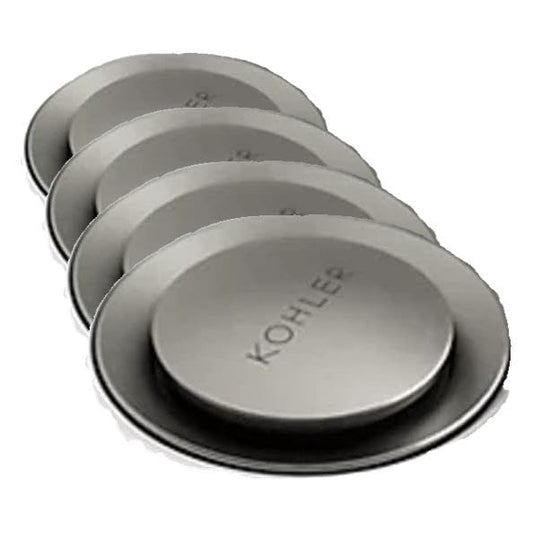 Kohler RH1464524-BN Clicker Drain with Overflow in Vibrant Brushed Nickel (Pack of 4) - size: (Pack of 4)